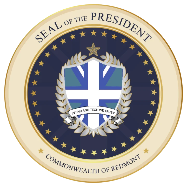 Seal of the President of the Commonwealth of Redmont
